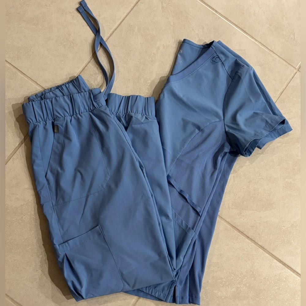 Blue Scrub Set